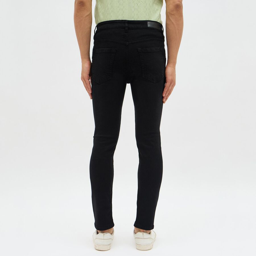 Men's Skinny Jeans, Black, large image number null