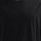 Men's Jet Black Cotton Round Neck Casual T-Shirt, Black, small image number null
