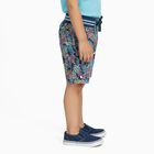 Boys' 100% Cotton Bermuda, Navy Blue, small image number null