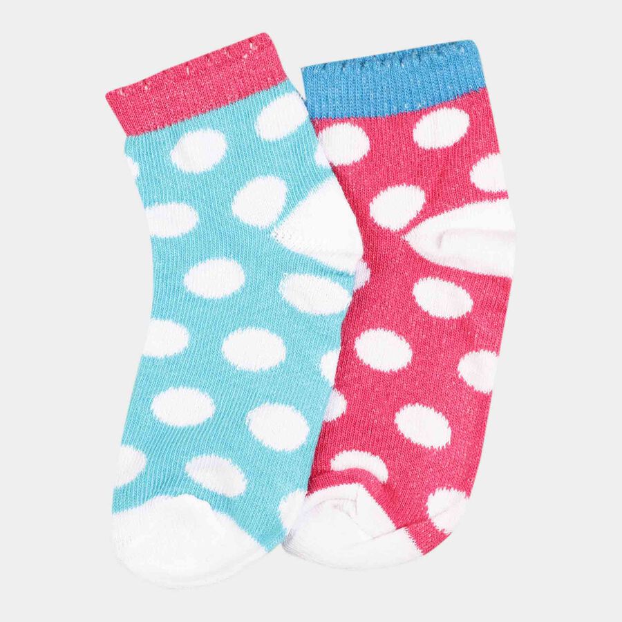 Girls Ankle Basic Socks, Pink, large image number null