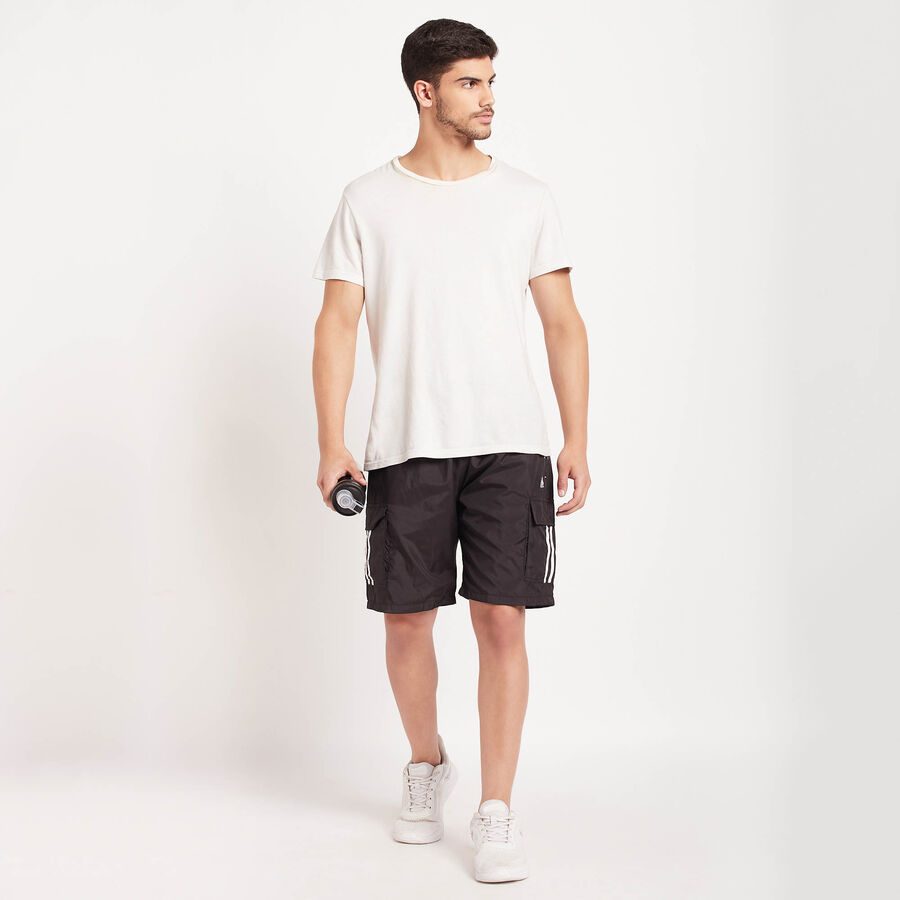 Cut & Sew Bermuda, Black, large image number null