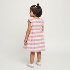 Infants' Pink and White Checkered Sleeveless Cotton Frock, हल्का गुलाबी, small image number null