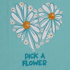 Girls' Teal Round Neck Casual T-Shirt, एक्वा, small