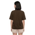 Women's Olive Green Cotton Round Neck Regular T-Shirt, ओलिव, small
