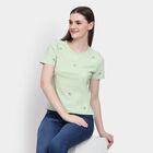 Ladies' 100% Cotton Top, Light Green, small image number null