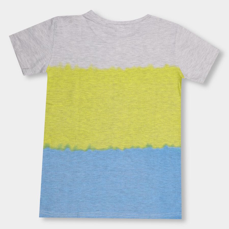 Boys' Half Sleeves T-Shirt, एक्रू मिश्रित, large image number null