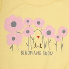 Infants Bright Yellow Crew Neck Casual Sweatshirt, पीला, small image number null