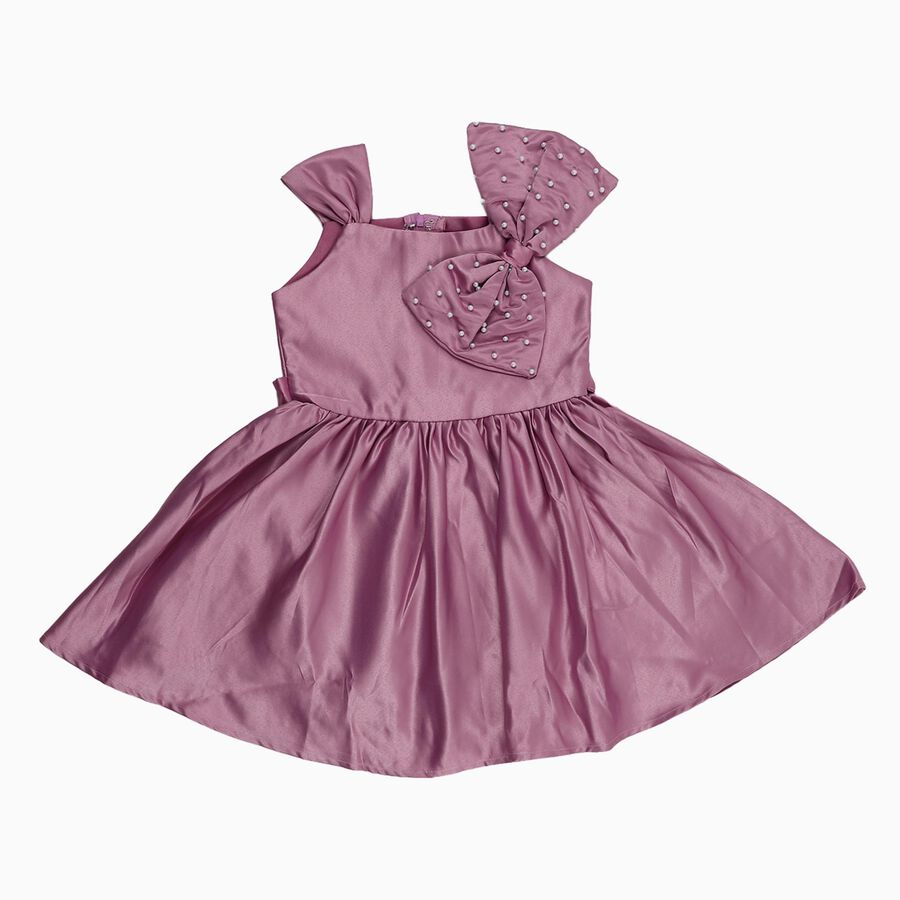 Girls' Frock, Pink, large