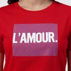 Women's Fuchsia Cotton Round Neck Casual T-Shirt, Fuchsia, small