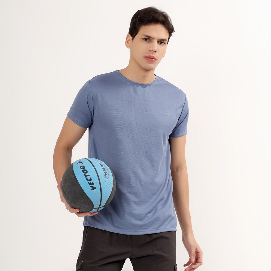 Men's Drifit T-Shirt , मध्यम नीला, large
