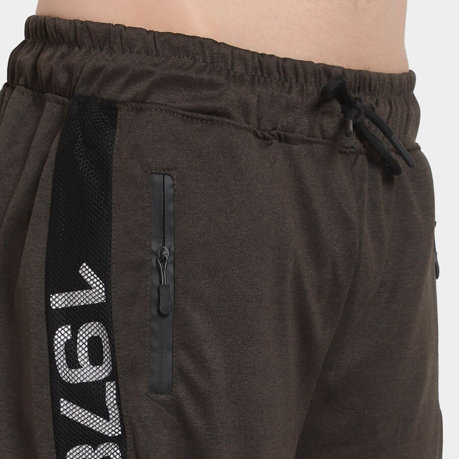 Printed Track Pants, Olive, large image number null