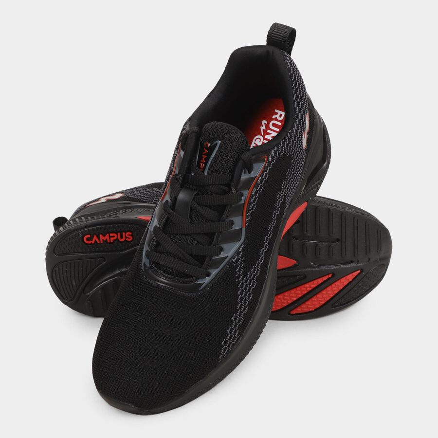 Men's Sport Shoes, Black, large image number null