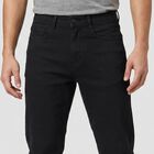 Men's Black Slim Fit Jeans, काला, small