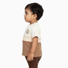 Infants' 100% Cotton T-Shirt, Off White, small image number null