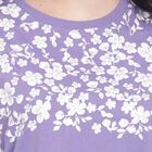 Ladies' Round Neck T-Shirt , Purple, small image number null