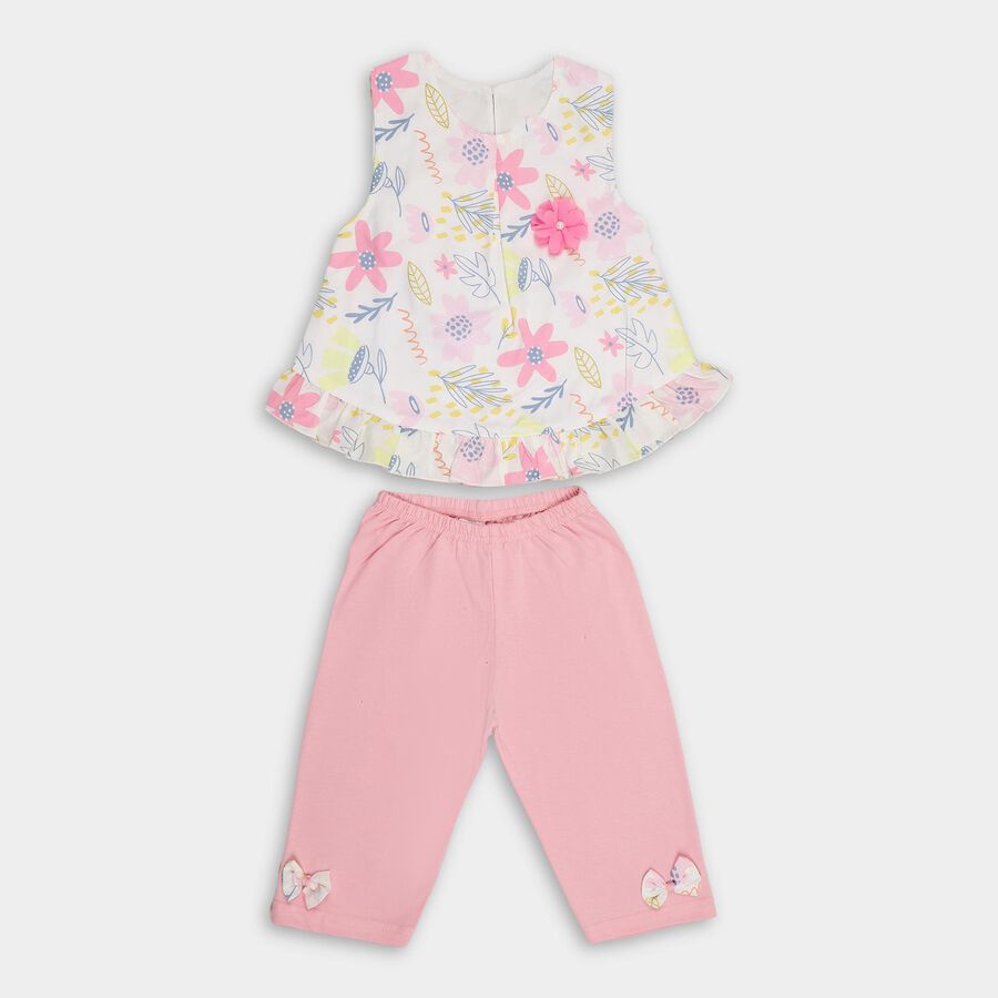 Girls' Capri Set, Light Pink, large image number null