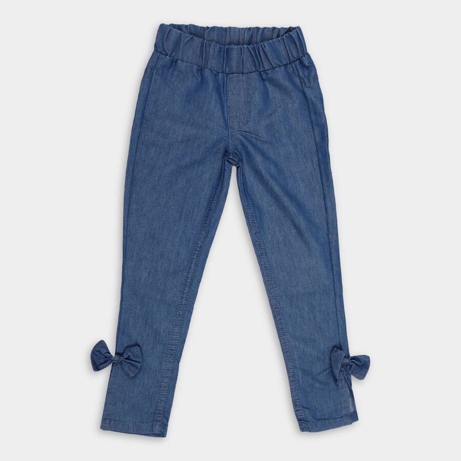 Girls' Jeans, Mid Blue, large image number null