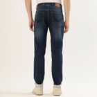 Men's Deep Indigo Slim Fit Jeans, गहरा नीला, small
