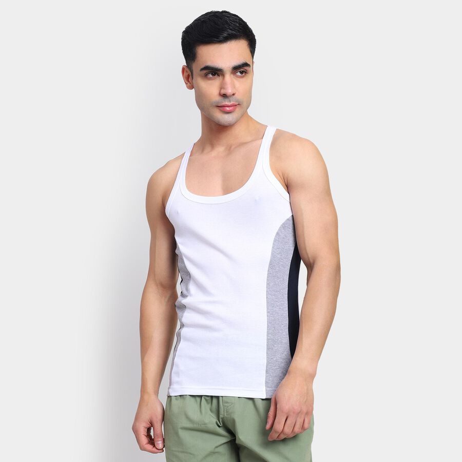 Men's Gym T-Shirt , सफ़ेद, large
