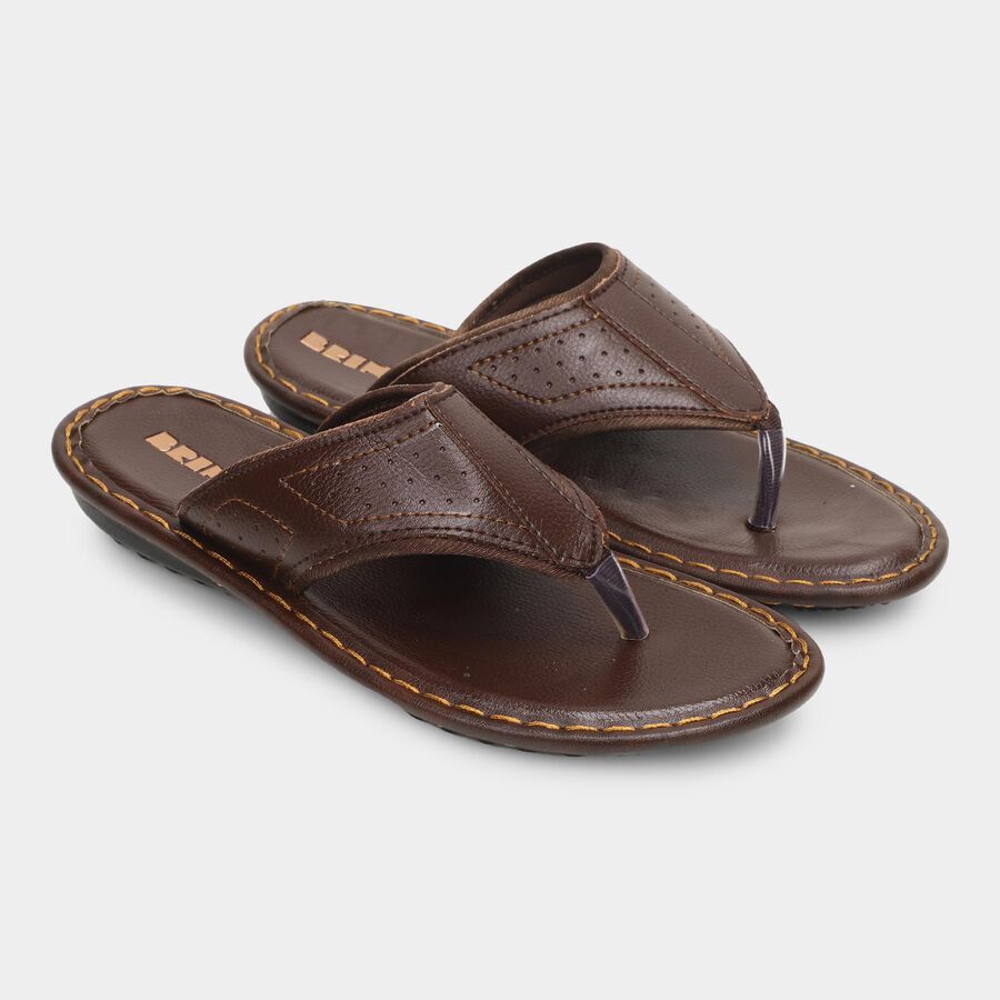 Men's Sandal, Brown, large image number null