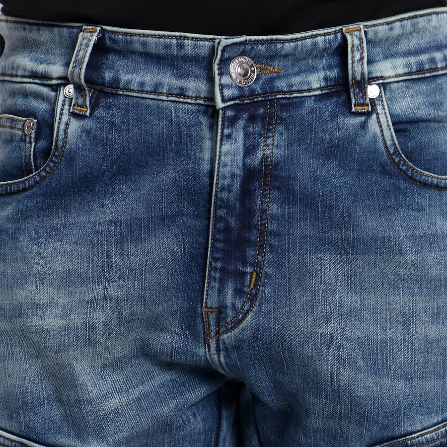 Men's Skinny Jeans, Mid Blue, large image number null