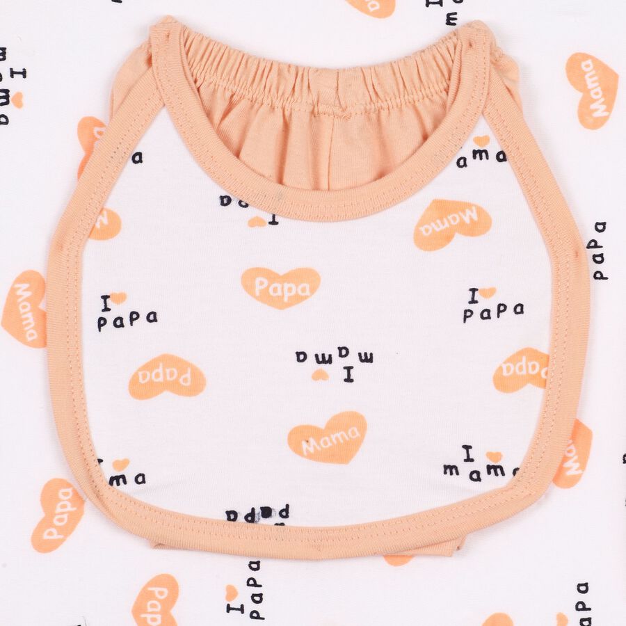 Infant's Cotton Gift Set, Peach, large image number null