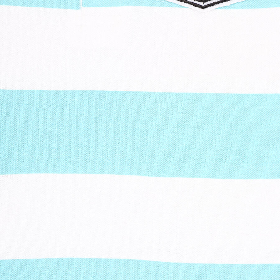 Boys Stripes T-Shirt, Aqua, large image number null