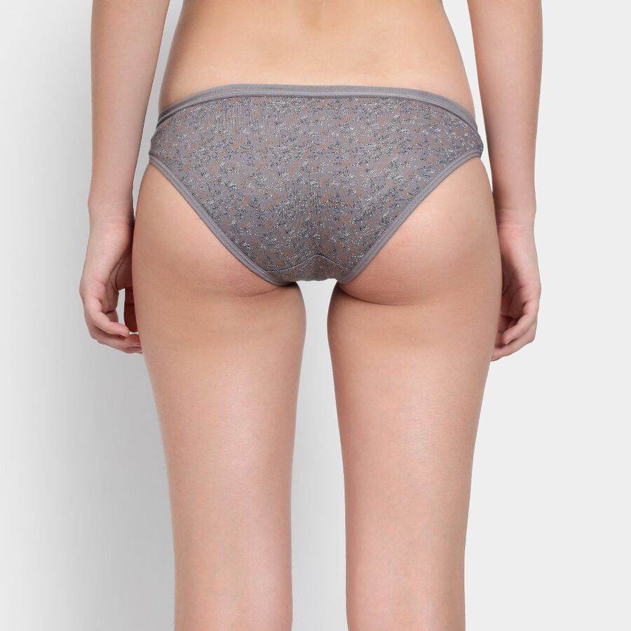 Ladies' Cotton Panty, Dark Grey, large image number null