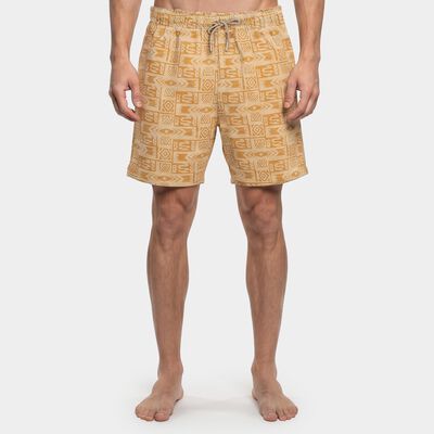 Men's Beige Regular Fit Chino Bermuda Shorts