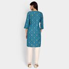 Ladies' Kurta , मध्यम नीला, small image number null