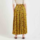 Printed Lehenga Skirt, Mustard, small image number null