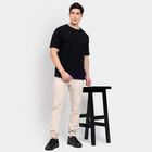 Men's Slim Fit Casual Trousers, सिल्वर, small image number null