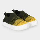 Boys' Olive Green Slip-On Casual Sneakers, Olive, small
