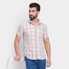Men's 100% Cotton Casual Shirt, Beige, small image number null