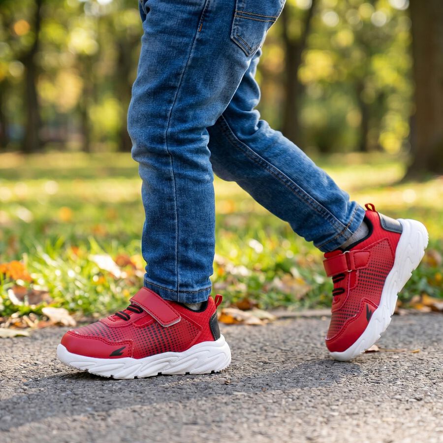 Boys' Shoes, लाल, large
