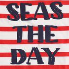 Boys Red Cotton Round Neck Casual T-Shirt, लाल, small image number null