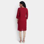 Solid Kurta, Maroon, small image number null