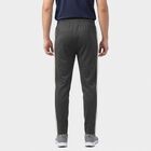 Men's Dark Grey Regular Fit Side-Panel Track Pants, गहरा ग्रे, small