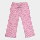 Girls Printed Pull Ups Trousers, Light Pink, small image number null