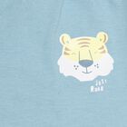 Infants' Soft Powder Blue Elasticated Pyjama, Teal Blue, small image number null