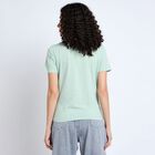Ladies' Round Neck T-Shirt , हल्का हरा, small image number null