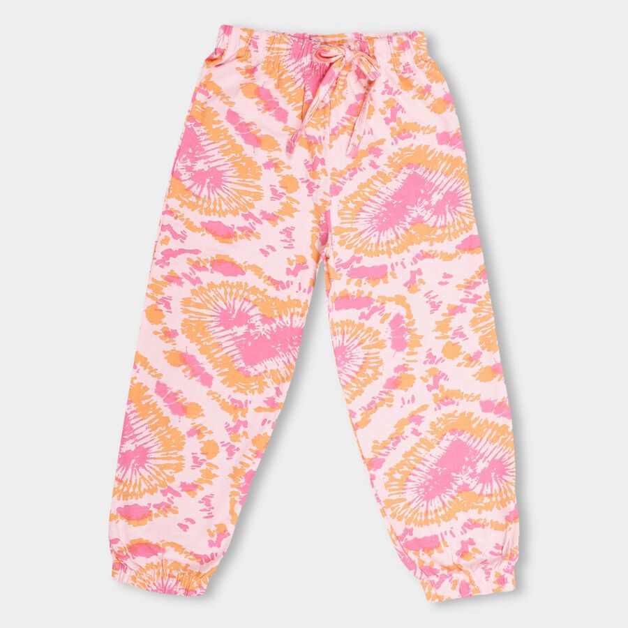 Girls' Pyjama, हल्का गुलाबी, large image number null