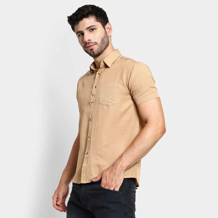 Men's Casual Shirt , गहरा पीला, large image number null
