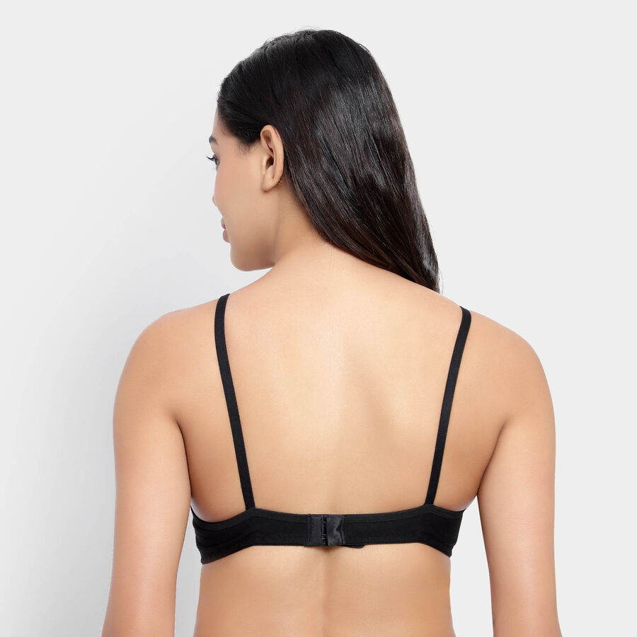 Solid Bra, काला, large image number null