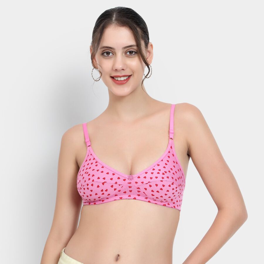 Ladies' Non-Padded Bra, हल्का गुलाबी, large image number null