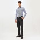 Men's Midnight Blue Classic Formal Shirt, मध्यम नीला, small image number null