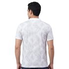 Men's Light Grey Cotton Polo Neck Classic T-Shirt, हल्का ग्रे, small