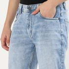 Men's Light Stonewashed Skinny Fit Jeans, Light Blue, small image number null