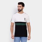 Men's 100% Cotton Round Neck Half Sleeves T-Shirt , काला, small