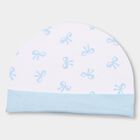 Infants' 100% Cotton Gift Set (Cap, Mittens, Booties), Light Blue, small image number null